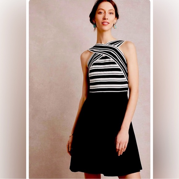 Anthropologie Dresses & Skirts - Maeve by Anthropologie Crosswire Fit & Flare Bandage Dress | Size 2